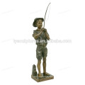 2019 New design custom life size bronze little boy statue copper casting children sculptures for decoration